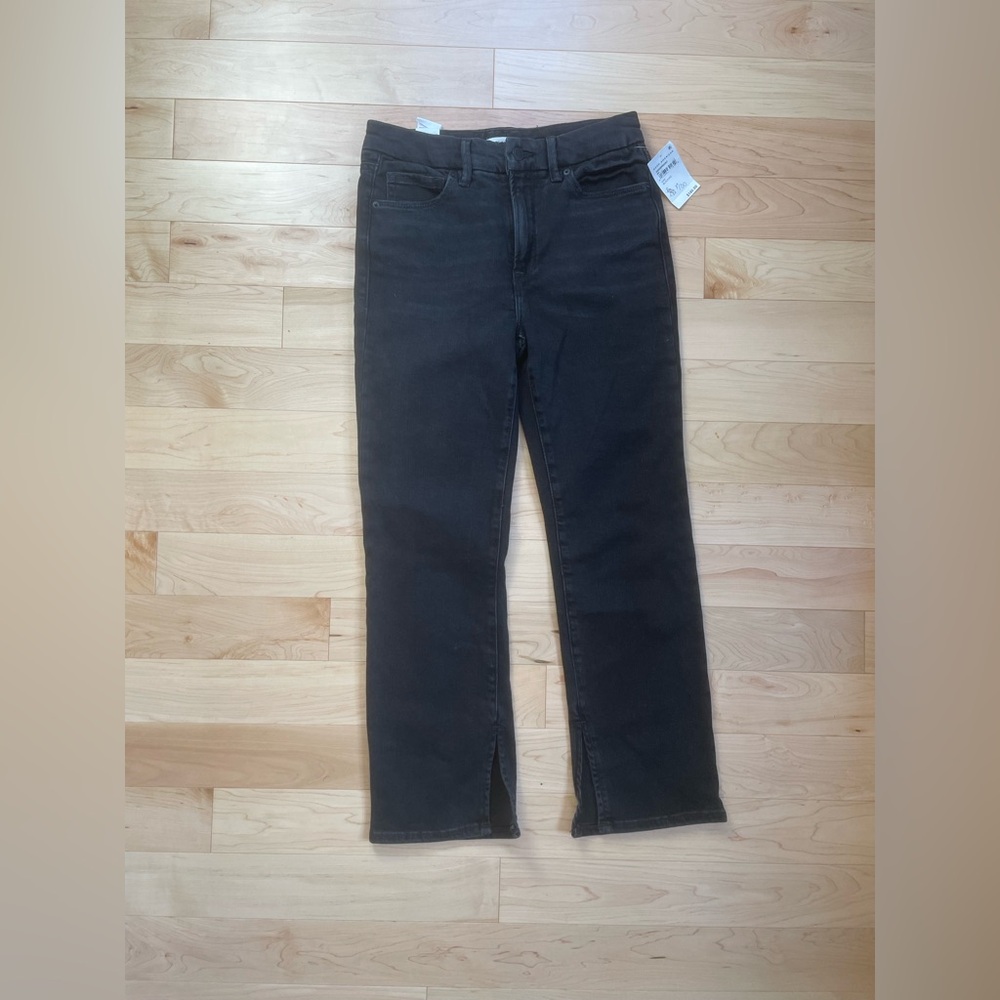NWT Good American black jeans, size 6
